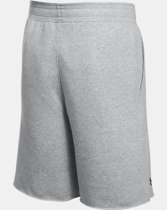 Men's UA Hustle Fleece Shorts, Gray, pdpMainDesktop image number 6